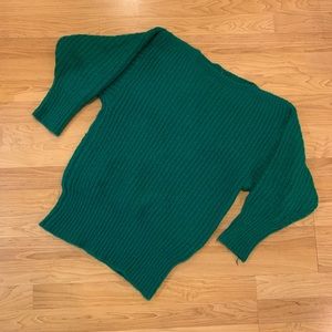 Kelly Green Vintage Tunic Sweater - M